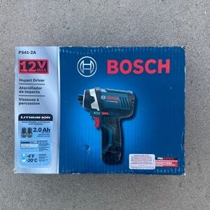 Bosch PS41-2A 12V Max Impact Driver Kit NEW w/ Batteries & Charger